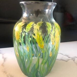 Hand painted vase